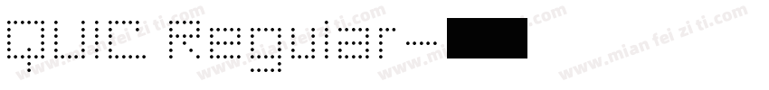 QUIC Regular字体转换